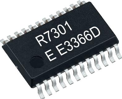 Epson Electronics America-RTC-7301SF:B3:ROHS Reloj en tiempo real Real Time Clock Parallel Clock/Calendar/Alarm/Timer/Interrupt 24-Pin SSOP T/R