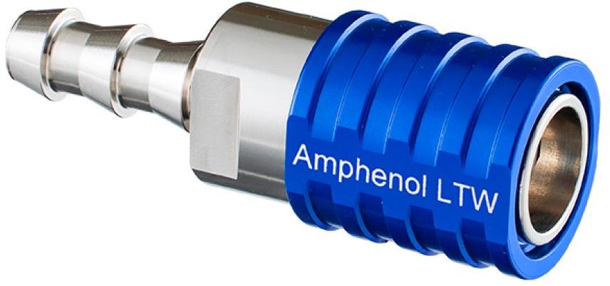 Amphenol-SQD-02SBBN-PBE001 Accessori per la gestione termica Thrml Mgmt Access Liquid Cooling Socket Blue Staniless Steel