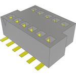 Conn Socket Strip SKT 11 POS 1mm Solder ST SMD TIGER CLAW™ Tube