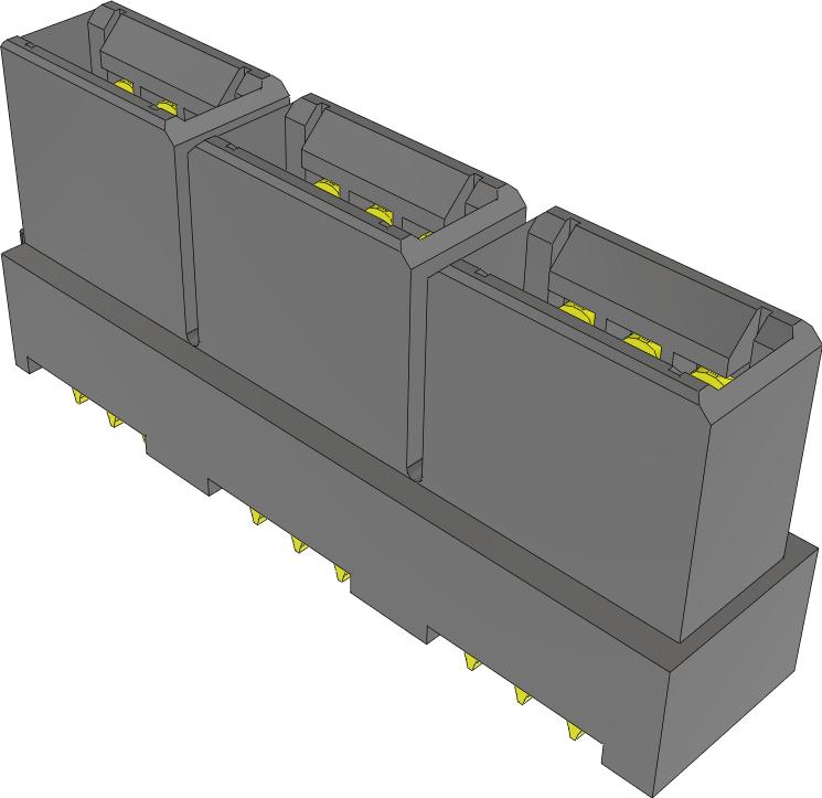 Samtec-LPHS-06-00-L-VP1 Steckverbinderleisten und Leiterplattenbuchsen .050 Inch 30 Amp Signal/Power Combo Socket Strip