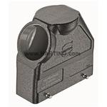 Hood 90° 24B Shell Size Powder Die Cast Aluminum Double Lock