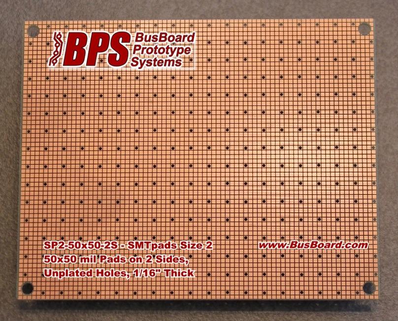 BusBoard Prototype Systems-SP2-50X50-2S null FR4 General Purpose PCB Board
