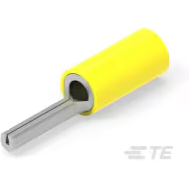 TE Connectivity-2-696200-2 Connector Terminals PIDG Wire Pin 10-12AWG Copper Yellow M 28.5mm Tin T/R