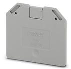 PHOENIX CONTACT-D-UT 16 Steckverbinderzubehör Connector Accessories End Cover Straight Polyamide Gray