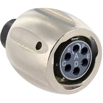 Eaton-UT0X610E6SW Steckverbinder, rund Conn Circular SKT 6 POS Solder Cup ST Cable Mount 6 Terminal 1 Port