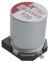 KEMET Corporation-A780EB476M1VLAS070 Capacitor de polímero de aluminio Cap Aluminum Polymer 47uF 35VDC 20%( 6.3 X 5.7mm) SMD 0.07 Ohm 0.88A 4000h 125°C T/R Automotive AEC-Q200