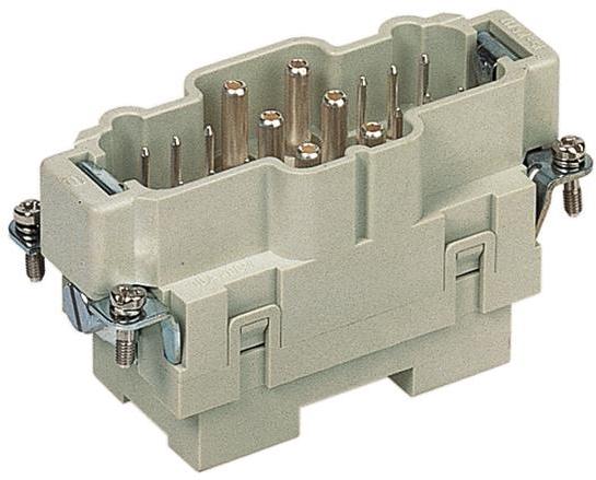 HARTING Technology Group-09380182602 Connector Rectangular Male Insert 6/12 POS ST