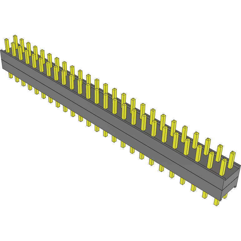 Samtec-SSW-125-01-L-D Piastre connettori e prese PCB Conn Socket Strip SKT 50 POS 2.54mm Solder ST Top Entry Thru-Hole Bulk