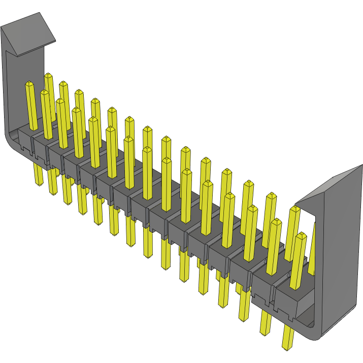 Samtec-TSW-115-08-G-D-LC Steckverbinderleisten und Leiterplattenbuchsen Conn Unshrouded Header HDR 30 POS 2.54mm Solder ST Top Entry Thru-Hole Bulk