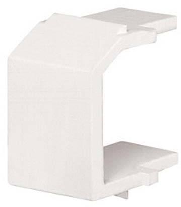 Panduit-NKBMEI-X Steckverbinderzubehör Connector Accessories Blank Module Straight Acrylonitrile Butadiene Styrene Ivory