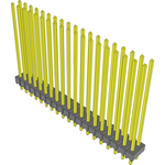 Conn Unshrouded Header HDR 38 POS 2.54mm Solder ST Top Entry Thru-Hole Bulk