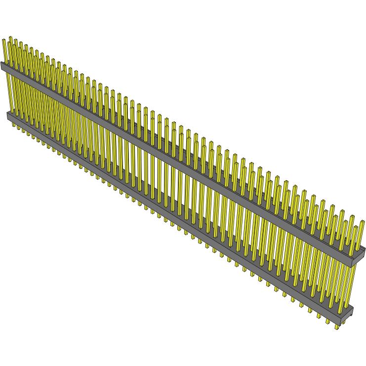 Samtec-DW-50-13-S-D-815 Piastre connettori e prese PCB Conn Board Stacker HDR 100 POS 2.54mm Solder ST Top Entry Thru-Hole Bulk