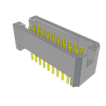 Conn Shrouded Header (4 Sides) HDR 20 POS 1.27mm Solder ST Top Entry Thru-Hole TIGER EYE™ Tube