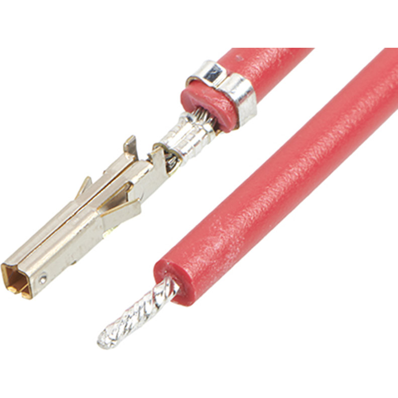 Molex-2153412212 其他电缆组件 Cable Assembly UL 1015 0.15m 18AWG Crimp Terminal 1 POS F Crimp Bag