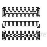 TE Connectivity-964455-1 Connector Accessories Connector Accessories 16 POS Contact Retainer Plate Polybutylene Terephthalate
