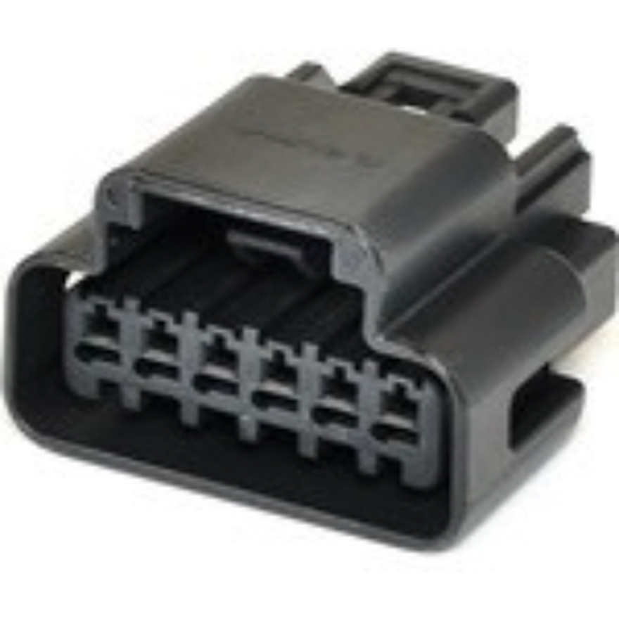 Delphi-13668003X Einzeladersteckverbinder, Gehäuse 2 WAY BLACK GT FLEX BEAM TECHNOLOGY 150 UNSEALED FEMALE CONNECTOR