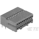TE Connectivity-5-103911-8 Connector Headers and PCB Receptacles Conn Socket Strip SKT 100 POS 1.27mm Solder RA Side Entry Thru-Hole Tube