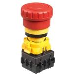 Switch Emergency Stop N.O./N.C. DPST/SPST Mushroom Button 3A 250VAC 30VDC Screw Panel Mount
