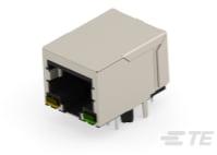 TE Connectivity-203191-E Steckverbinder, Telefon und Telekommunikation Conn RJ-45 F 8 POS 1.27mm Solder RA Thru-Hole 12 Terminal 1 Port Tube