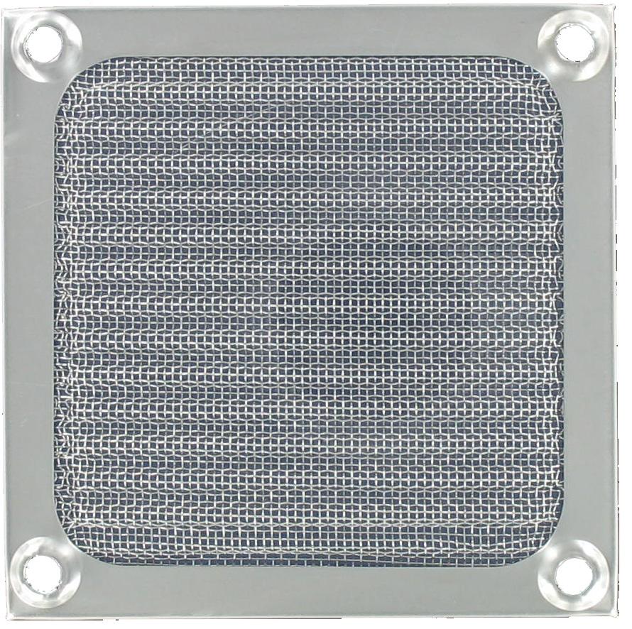 Qualtek Electronics-06325-SS Accessoire de gestion thermique Thrml Mgmt Access Fan Filter Screen 80mm Aluminum Bulk