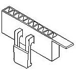 Conn Housing F 10Power POS 5.59mm Crimp ST Cable Mount Natural Bag
