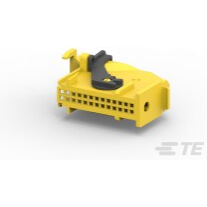 TE Connectivity-4-2306963-1 连接器配件 Automotive Connector Caps Covers,Cover Assembly,Yellow,PBT GF,26 Position,MQS