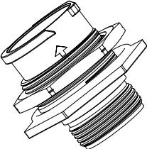 Amphenol-FLS714N3S03 Steckverbinder, rund Conn Circular SKT 3 POS Crimp ST Jam Nut 3 Terminal 1 Port Bag