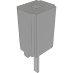 Conn Socket Strip SKT 1 POS Solder ST Top Entry Thru-Hole Bulk
