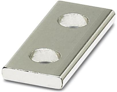 PHOENIX CONTACT-3049262 Accessoires de raccordement Connection element, length: 91.3 mm, width: 42.8 mm, height: 11.4 mm, number of positions: 2, color: silver