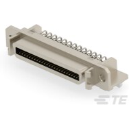 TE Connectivity-5-2232516-1 SCSI 连接器 Conn SCSI RCP 50 POS 1.27mm Solder RA Thru-Hole 50 Terminal 1 Port Tray