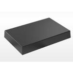 Black Acrylonitrile Butadiene Styrene Textured Top Electronic Enclosure