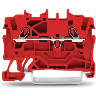WAGO-2001-1203 Bloques terminales del conector Conn Terminal Block 2 POS Spring Clamp T DIN Rail 17.5A CAGE CLAMP® Box