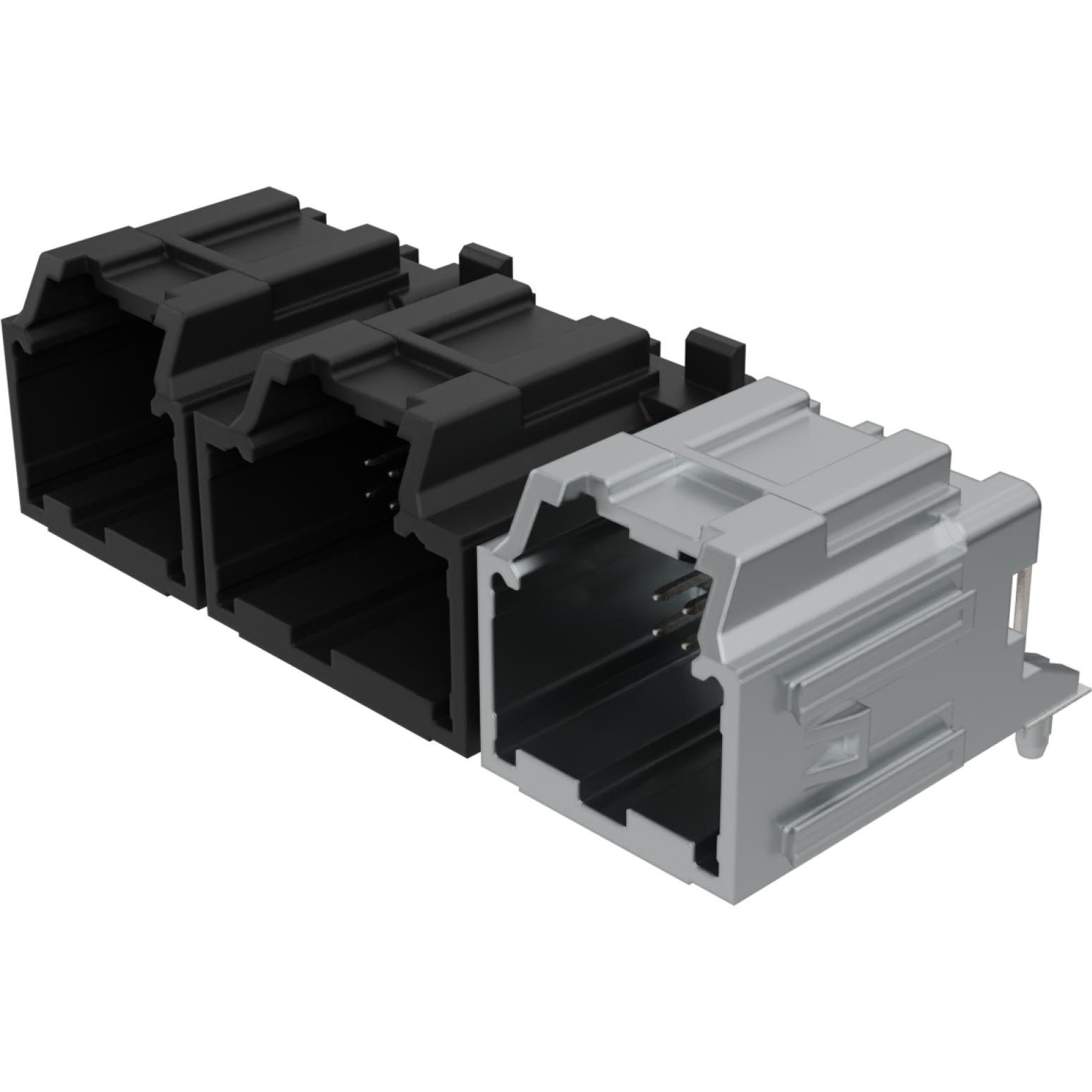 Molex-0347083088 Cabezales del conector y receptáculos PCB Conn Shrouded Header (4 Sides) HDR 40 POS 2.54mm Solder RA Thru-Hole Stac64 Tray