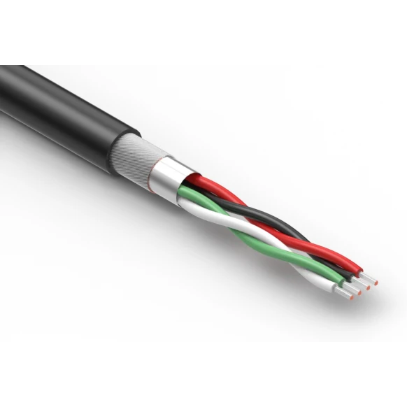 Tensility International-30-01639 多芯电缆 Multi-Conductor Cable 4Conductors 28AWG 3.3mm 150V Black