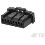 TE Connectivity-1-1939758-8 分立接线罩连接器 Conn Housing RCP 8 POS 2mm Crimp ST Cable Mount Black Bag