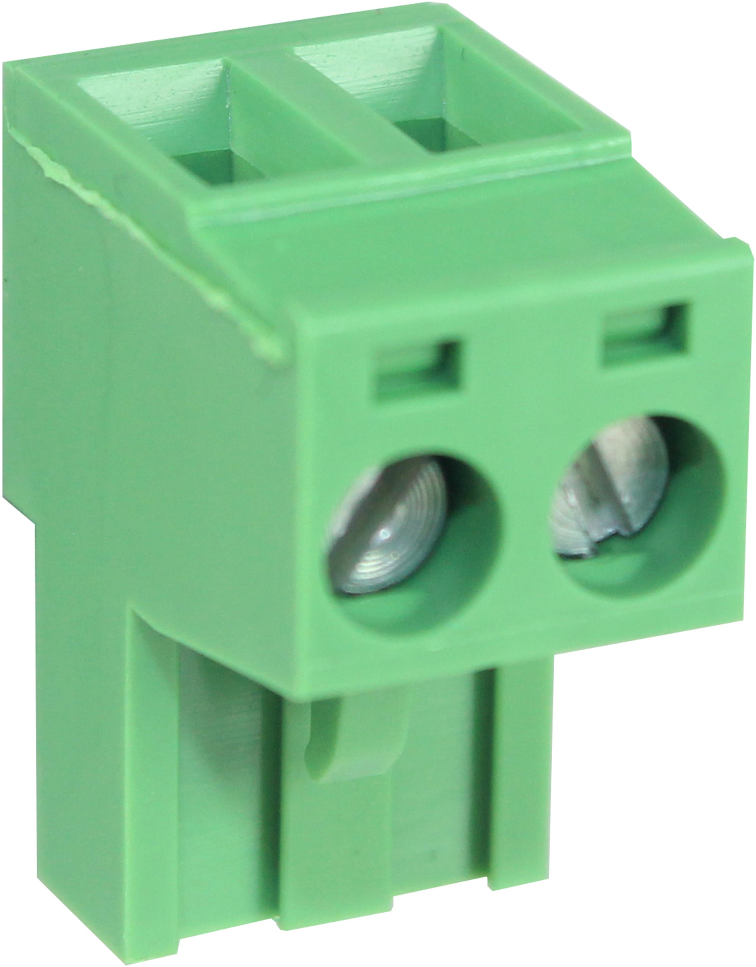 CamdenBoss Ltd-CTB9200/2A Steckverbinder, Klemmenblöcke Conn Terminal Block F 2 POS 5mm Screw RA Cable Mount 12A