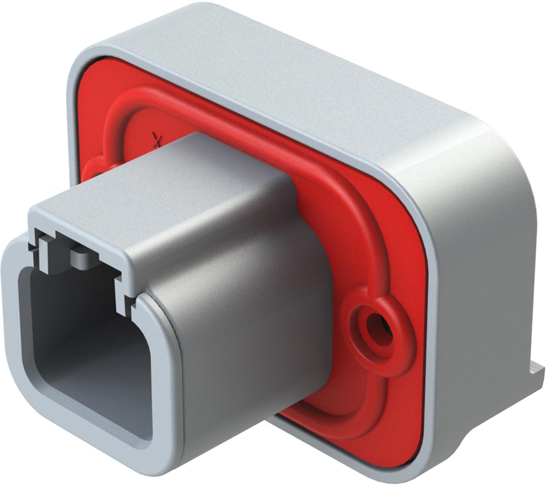 Amphenol-ATP13-2P-BM03GRY Steckverbinderleisten und Leiterplattenbuchsen Conn Shrouded Header (4 Sides) HDR 2 POS 6.7mm Solder RA Side Entry Thru-Hole