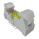 Conn Ejector Header HDR 10 POS 2mm Solder ST Top Entry SMD Tube
