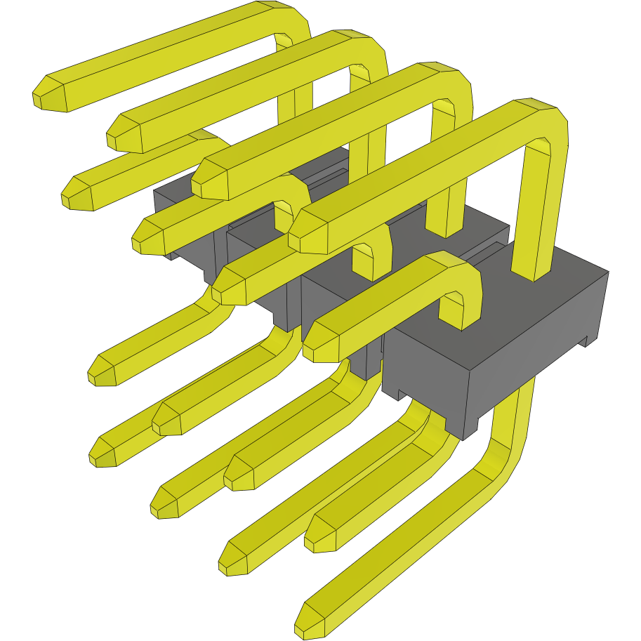 Samtec-BTMM-104-01-T-D Steckverbinderbrücken und Shunts Conn Jumper M 8 POS 2mm Solder ST Thru-Hole Tube