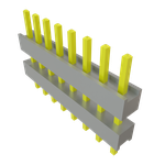 Conn Board Stacker HDR 8 POS 2.54mm Solder ST Top Entry Thru-Hole Bulk