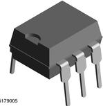 Vishay-H11B3 晶体管和光伏输出光电耦合器 Optocoupler DC-IN 1-CH Darlington With Base DC-OUT 6-Pin PDIP