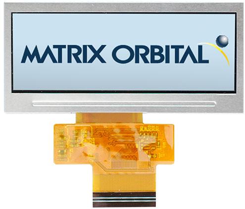 Matrix Orbital-MOP-TFT320102-29A-BLM-TPN TFT-Module 2.89in TFT 320x102Pixels 24 Bit Parallel 600cd/m2 LED Backlight -20°C to 70°C