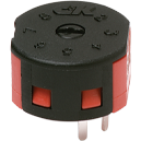 Littelfuse-FA0508RS02Q Drehschalter Switch Rotary SP3T 3 Flatted Shaft PC Pins 4A 250VAC 28VDC