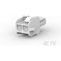 TE Connectivity-1703062-1 Connector Discrete Wire Housing Conn Housing RCP 2 POS Crimp ST Panel Mount Natural Bag