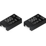 Cap Aluminum Polymer 560uF 2VDC 20%( 7.3 X 4.3 X 2.2mm) SMD 0.003 Ohm 10.2A 3000h 125°C T/R