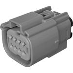 MX150 Mat-Sealed Female Connector Assembly, Dual Row, 8 Circuits