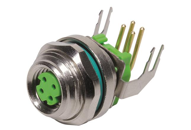 HARTING Technology Group-21420000020 Connector Circular Conn M8 Circular SKT 4 POS Solder RA Thru-Hole 4 Terminal 1 Port