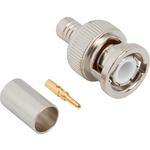 Conn BNC 0Hz to 4GHz 50Ohm Crimp ST Cable Mount PL Gold