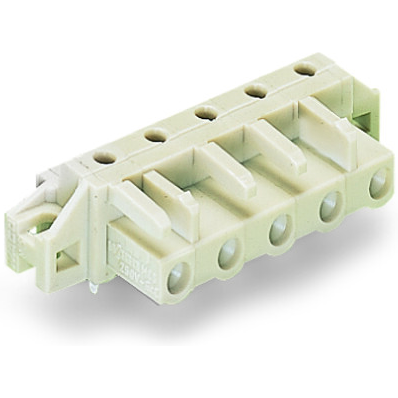 WAGO-722-834/031-000 Embases de raccordement et réceptacles PCB Conn PC Header F 4 POS 7.5mm Solder RA Thru-Hole 15A Box