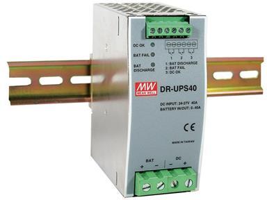 MEAN WELL-DR-UPS40 Uninterruptible Power Supply Systems - UPS UPS DC DIN Rail 21V to 29V